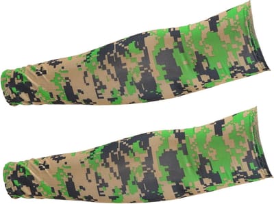 Arm Guards met UV-bescherming en antislip voor hardlopen, fietsen, basketbal en golf - ideaal voor outdooractiviteiten voor mannen en vrouwen in legergroen