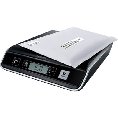 DYMO digitale postweegschalen | tot 5 kg capaciteit | 20 cm x 20 cm pakket- en verzendweegschaal