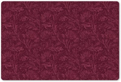 Placemats 45x30 cm - Placemat kunststof - 1 stuk - Bladeren - Patroon - Paars - Borden onderleggers - Decoratie voor op tafel - Keuken tafeldecoratie accessoires - Vinyl onderlegger - Tafelversiering