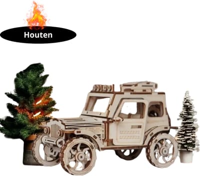 Livano Bouwpakket Hout - Kinderen - Volwassenen - Bouwpakketten Volwassenen - Boot - Houten Puzzel - 3D - Auto