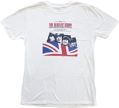 The Beatles - The Beatles Story Heren T-shirt - L - Wit
