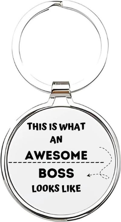 Akyol - this is what an awesome boss looks like Sleutelhanger - Baas - de leukste baas - manager - werk - cadeau voor je baas - sleutelhanger voor je baas - werkgever - leukste werkgever die er is - sport - sporten - sporter - 4 x 7,5 CM