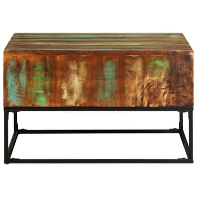 vidaXL - Salontafel - 68x68x41 - cm - massief - gerecycled - hout