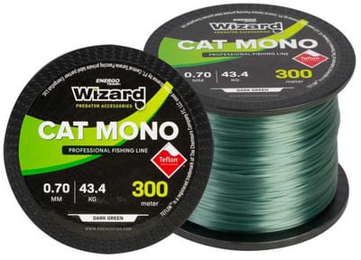 Wizard Cat 300 M Monofilament Zilver 0.800 mm