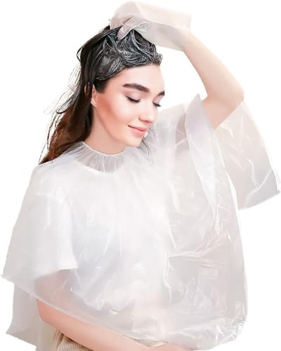 20 Stuks Waterdichte Wegwerp Capes voor Haarverf en Styling - Ideaal voor Thuis en Salon Gebruik