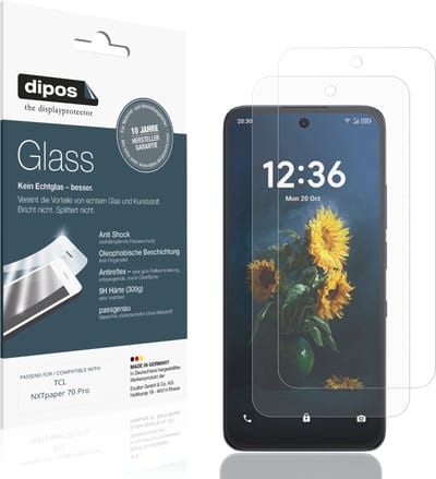 dipos – 2x Matte Pantserfolie geschikt voor TCL NXTpaper 70 Pro | 9H Screenprotector