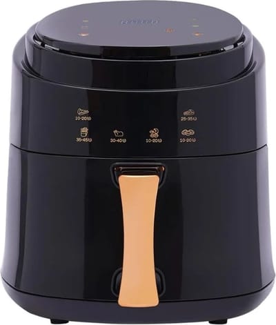 Cheffinger Cf-Afry8: Digitale Led-Luchtfriteuse Van 1400W - 8L Zwart Airfryer