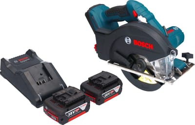 Bosch GKM 18V-50 Professionele accu metaalcirkelzaag 18 V 136 mm borstelloos + 2x accu 5.0 Ah + lader