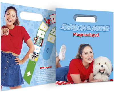 Samson & Marie - Bordspel - Magneetspel - Ganzenbord