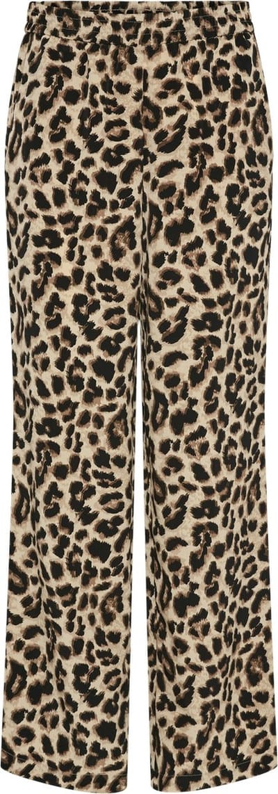 Pieces Broek Pcjulina Mw Wide Pants Mm 17154923 Black/leo Dames Maat - M