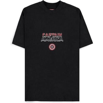 Captain America - Disney T-shirt - Brave New World - Three Heroes - S tot XXL - voor Mannen - zwart