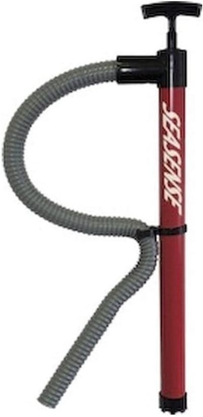 Hand Lenspomp - Bilge Pomp - Water Afvoeren - Zelfaanzuigend Ontwerp - 72" Slang - Rood/Zwart