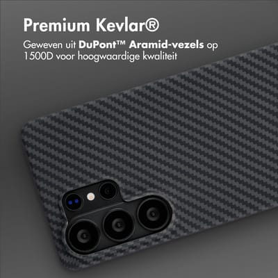 Accezz Hoesje - Geschikt voor Samsung Galaxy S26 Ultra - backcover - Zwart