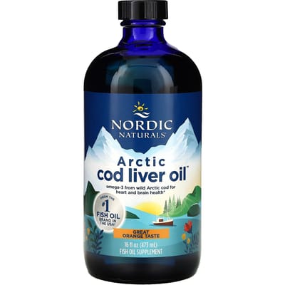 Nordic Naturals, Arctische Levertraan, Sinaasappelsmaak, 16 fl oz (473 ml)