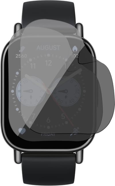Privacy Screenprotector geschikt voor Xiaomi Watch 5 Lite - 2x FlexGuard Screen Protector