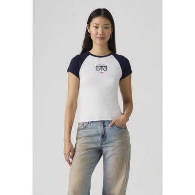 Levi's Graphic Riley Raglan Tee Taglia: S | Maglie Sportivi Outlet | Donna