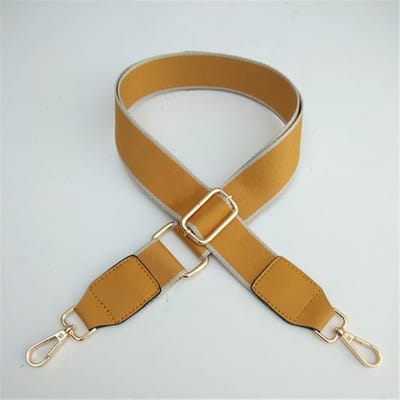 Dailygoods- Schouderriem 3,8 cm breed - Verstelbare Tasriem 80-130 cm - Schouderband voor Tas - Karabijnhaak - Duurzaam Katoen - Doe-het-zelf Accessoires