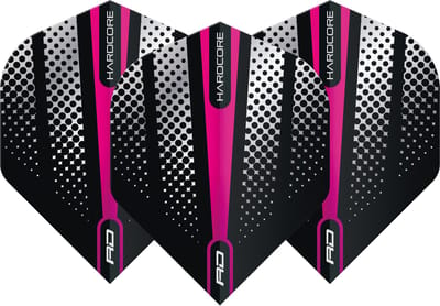Red Dragon Hardcore Radical Pink Flash - Dart Flights