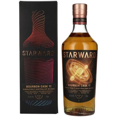 Starward Whisky Starward BOURBON CASK Single Malt Australian Whisky # 2 52% Vol. 0,7l in geschenkverpakking