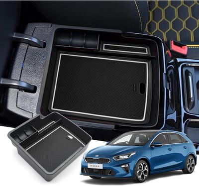 Center Console Opbergdoos voor Kia Ceed SW GT, Proceed GT en XCeed GT (2018-2023) - Organizer voor Armsteun en Dashboard Compartiment, Perfecte Accessoires voor Kia Ceed en XCeed