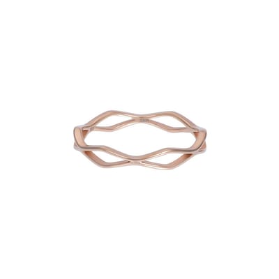 Fame-Modern-Rosé goudkleurig-Dames Ring