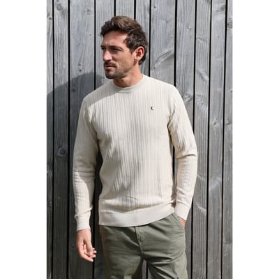 Kultivate Kn Vertical Moonbeam Größe: S | Pullover Outlet | Herren