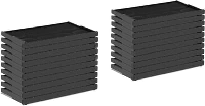 middenwand met lijst - 20 stuks - kunststof - 483x232 mm - Wiesenfield