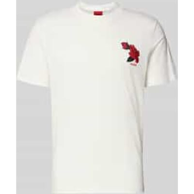 regular fit T-shirt van puur katoen model 'DIKERD'