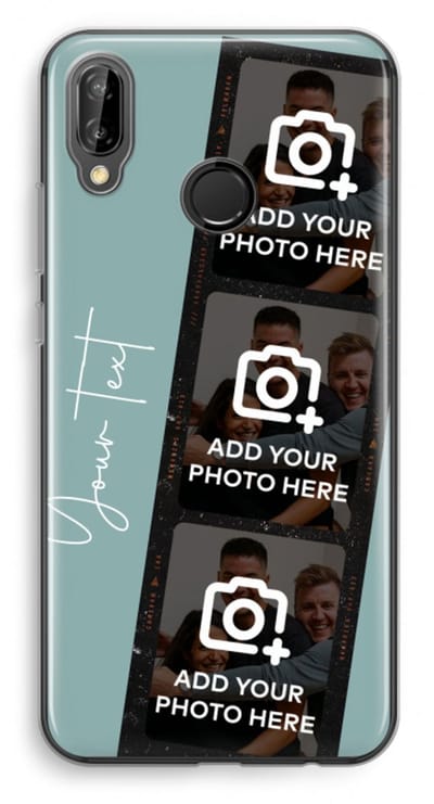 Gepersonaliseerd - Case Company® - Hoesje geschikt voor Huawei P20 Lite hoesje - Filmrol N°1 - Soft Cover Telefoonhoesje - Bescherming aan alle Kanten en Schermrand