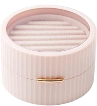 Juwelendoos - Sieraad organizer - Sieraden opbergen - Stijlvol en modern - 10 x 9.2 x 5.5cm - Wit
