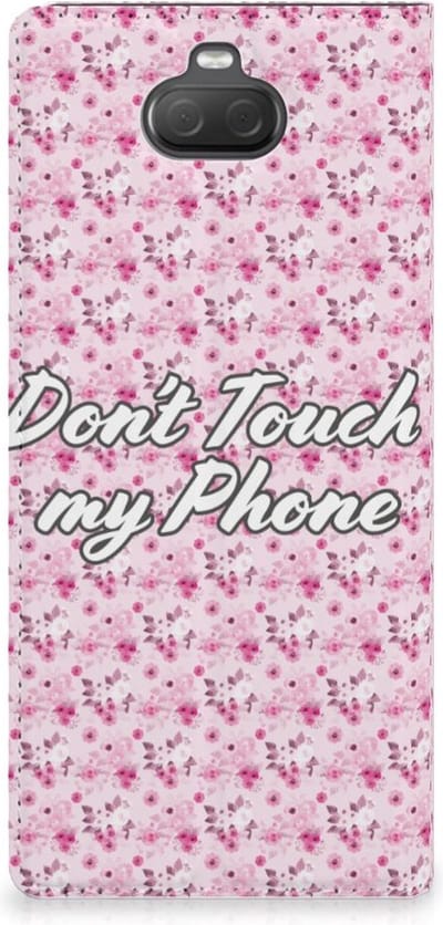 Sony Xperia 10 Plus Design Case Flowers Pink DTMP