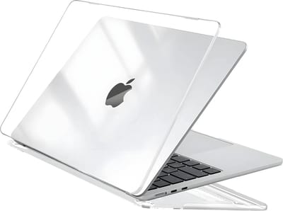 Hoesje Geschikt voor MacBook Air 15 inch Transparant Cover - Hardcase Geschikt voor MacBook Air 2023 / 2024 Hoes - Geschikt voor MacBook Air M2 A2941 M3 A3114