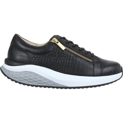 MBT, FERRO W, 702906-1565F, Zwarte sneakers met rits. Performance index