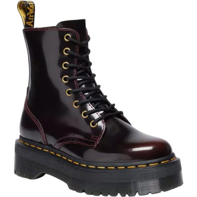 Dr. Martens Jadon Cherry Red Arcadia Dames Veterboots - Rood - Maat 38