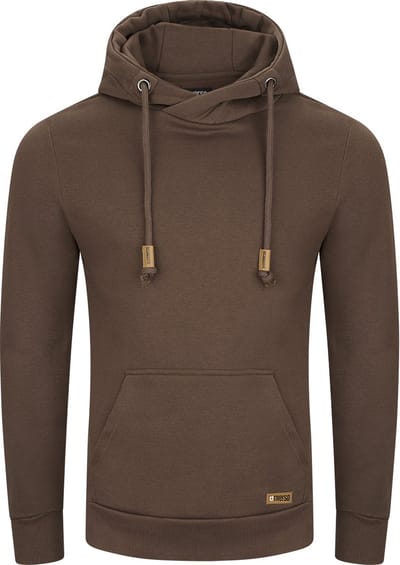 riverso Heren trui RivJulian regular fit Bruin S Volwassenen hoodie / capuchon trui
