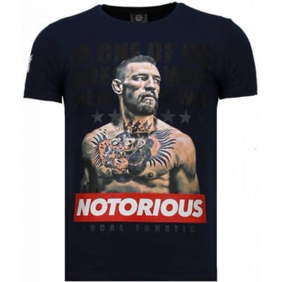 Local Fanatic Conor notorious legend rhinestone t-shirt