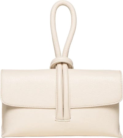 Beige Leren Handtas - Met Lus Handvat - Extra Lang leren Hengsel - Trendy Handtassen Schoudertassen - Borse in Pelle - Beige