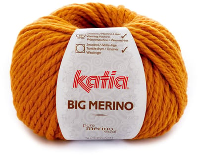 Katia Big Merino - 30 mosterdgeel - Wol/Acryl Garen