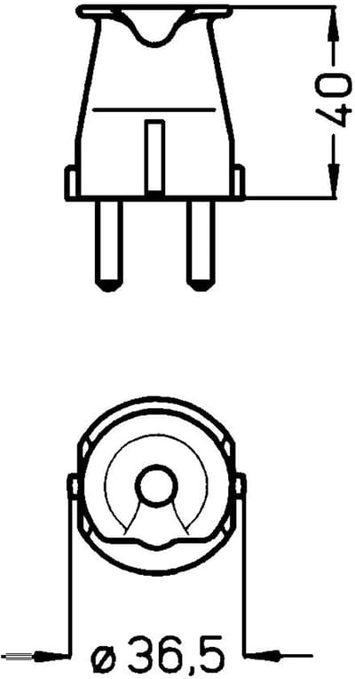 Veiligheidscontactstekker, kunststof, IP 20, centrale invoer, voor kabeldoorsnede tot 3 x 1,5 mm², arctisch wit
