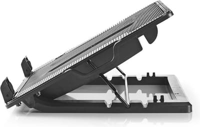 Nedis Notebookstandaard - Aantal ventilatoren: 2 - USB Gevoed - Aantal standen: 4 - 18 " - 1200 rpm - LED