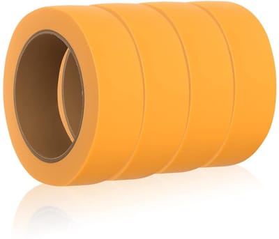 4 Rollen Gouden Masking Tape 30 mm x 50 m - Professionele Plakband voor Schilderen, Creatief Gebruik en Precisiewerk