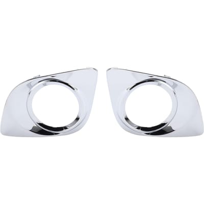 Set van Mistlicht Bezel Cover ABS Chroom 521270T010 Mistlicht Sierlijst voor Venza AV10 white