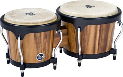 Latin Percussion Aspire Bongos LPA601-SW, 6-3/4" + 8", Jamjuree Wood - Bongo