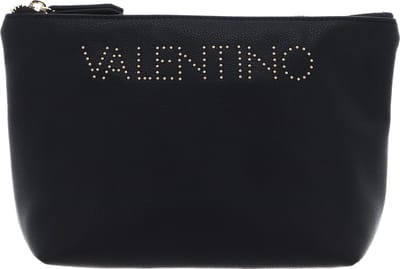 VALENTINO Toilettas Pie Re Soft Cosmetic Case Nero Zwart