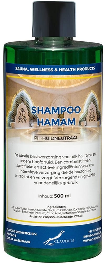 Shampoo Hamam 500 ml met dop - haarverzorging