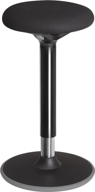 Werkkruk 50-65 cm zwart Werkkruk met 360° draaibare stoel en hoogteverstelling 50-65 cm