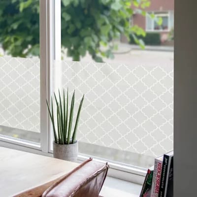 Transform Zelfklevende Raamfolie - Ornament Transparant - 67,5 X 200 Cm