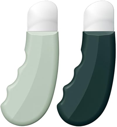 2 stuks - Mee-eter schraper - Herbruikbare gezichtsschraper - Geschikt voor acne verwijdering, reiniging van de poriën van het gezicht en reiniging - Ergonomisch - Voor diepe reiniging - Geschikt voor mannen en vrouwen