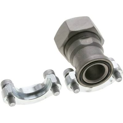 1-1/4'' SAE Flens 3000 psi Staal met 38S (M52x2) ISO 6162-1