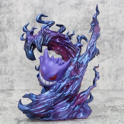 19cm Pokemon Gengar Anime Figuur Spookklauw Actiemodel Pvc Model Standbeeld Verzameling Ornament Ornamenten Speelgoed Verjaardagscadeau Premium Kwaliteit blue